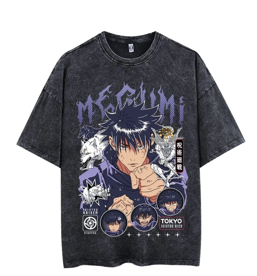Megumi Acid-washed Oversized T-Shirt