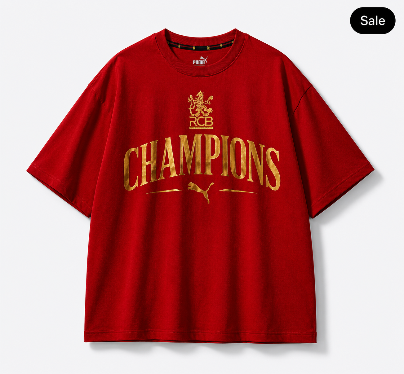 RCB Back-to-Back Champions Oversized Tee
