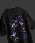 SUNG JIN WOO Anime Oversized T-Shirt – Front & Back Graphic | French Terry Cotton