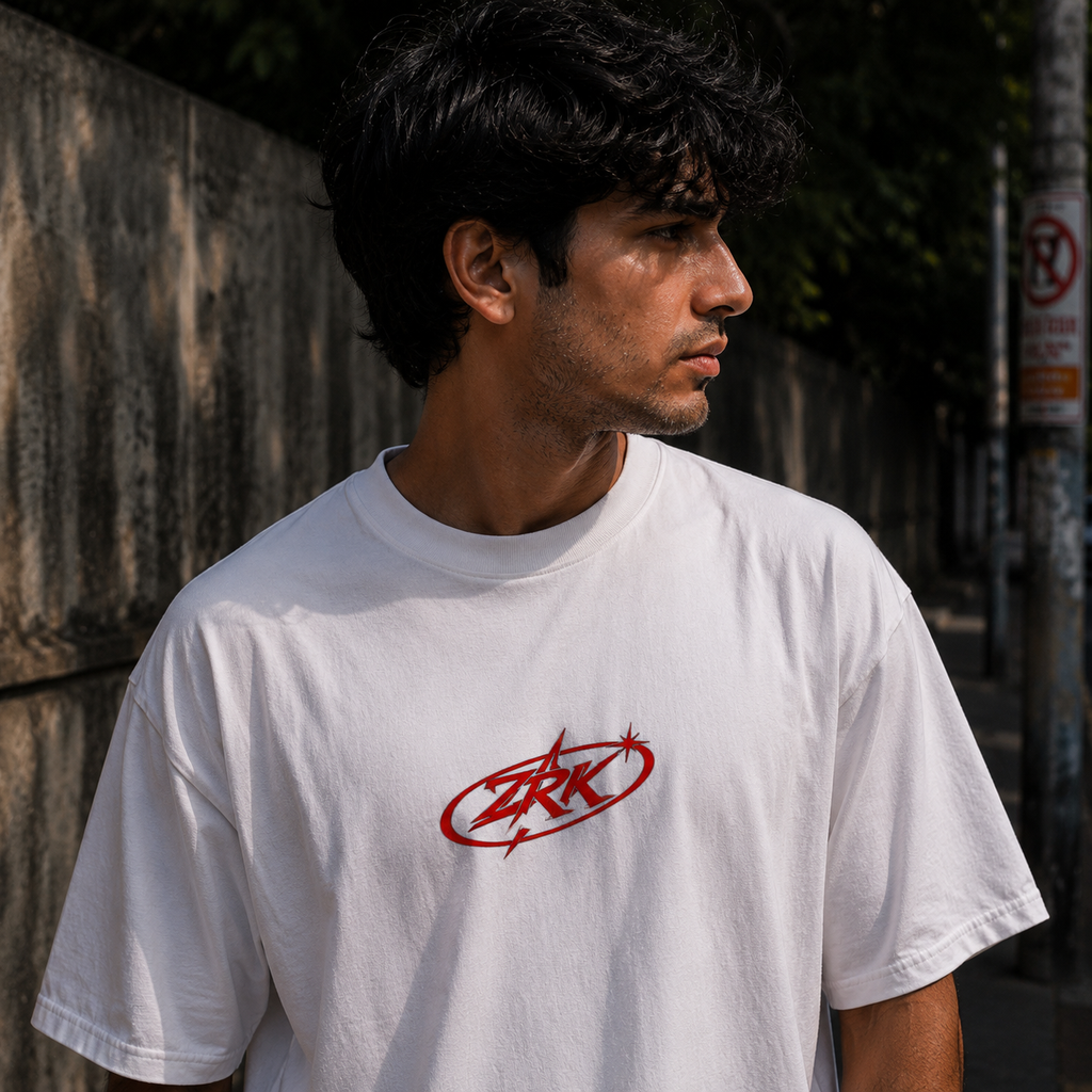 Inflation Tee – White Oversized Streetwear T-Shirt