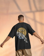 Let It Go Astronaut Oversized T-Shirt – Black | Cosmic Streetwear