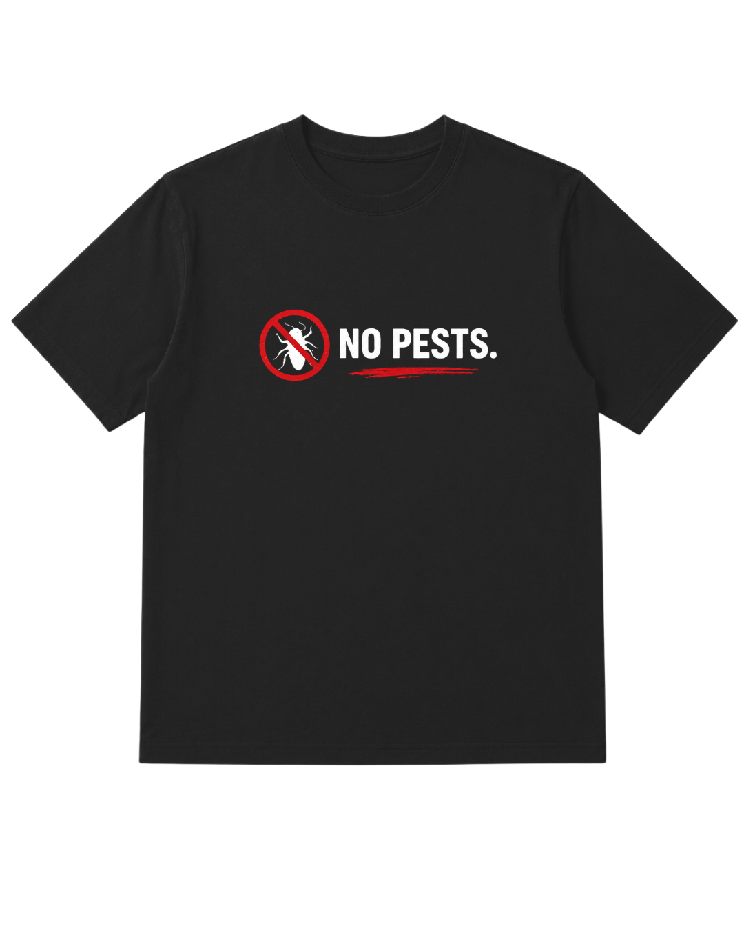 COCKROACHES DON’T BUILD THE FUTURE — OVERSIZED TEE
