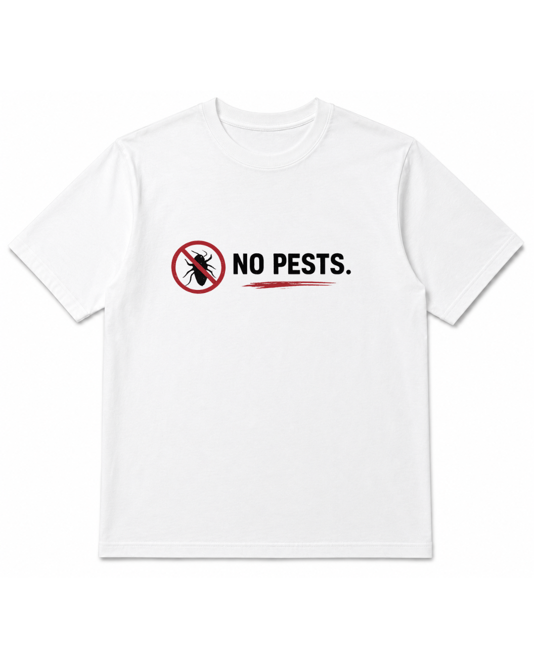 COCKROACHES DON’T BUILD THE FUTURE — OVERSIZED TEE